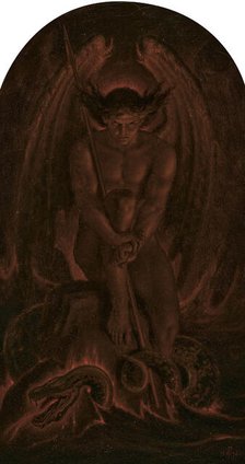 The Adversary: where "the worms that eat them do not die, and the fire is not quenched.", 1876. Creator: Paton, Sir Joseph Noel (1821-1901)