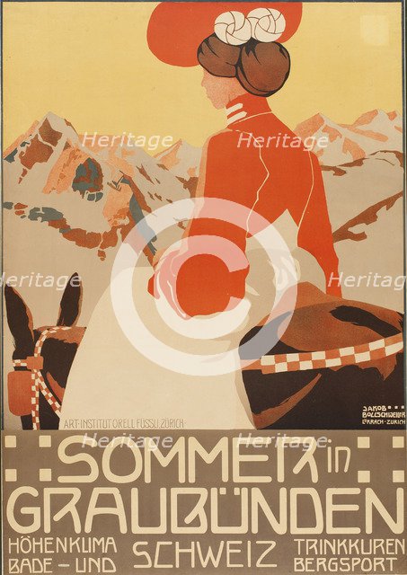 Summer in Graubünden, 1905.