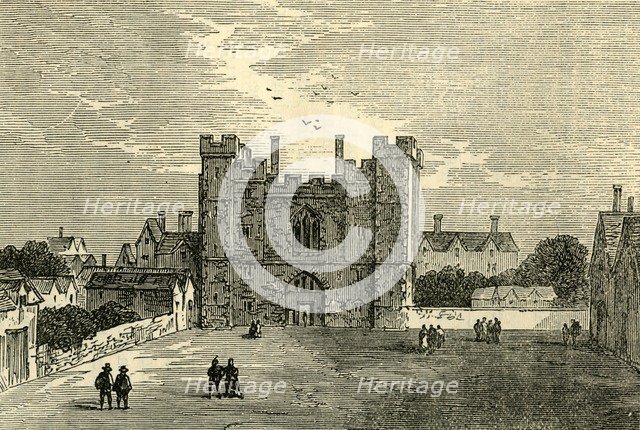 'The Monastery of St. John of Jerusalem, Clerkenwell - The Gate from the West', (c1872). Creator: Unknown.