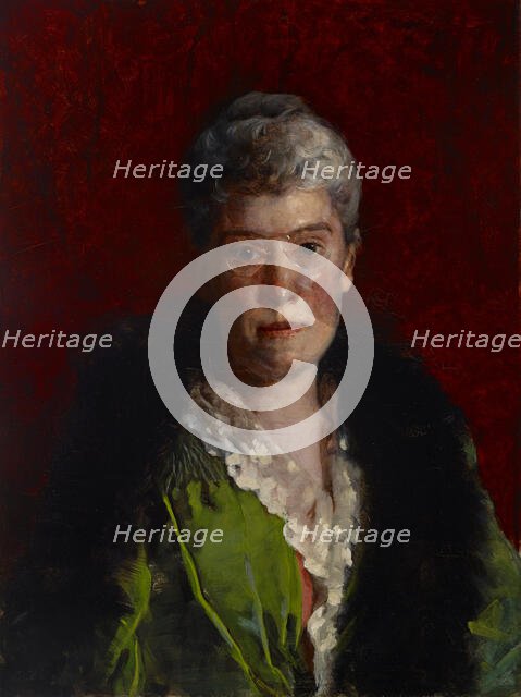 Portrait of Mary Knox Buzby Addicks Warner, date unknown. Creator: Cecilia Beaux.