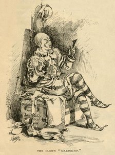 'The Clown "Making-Up", 1882. Creator: Unknown.