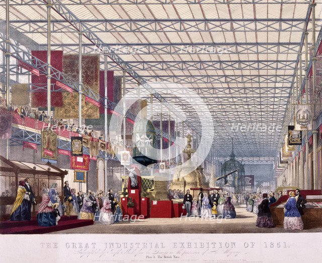 Great Exhibition, Crystal Palace, Hyde Park, London, 1851. Artist: Dickinson Brothers