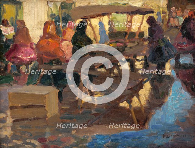 Study from a Marketplace, around 1925. Creator: Teodor Jozef Mousson.