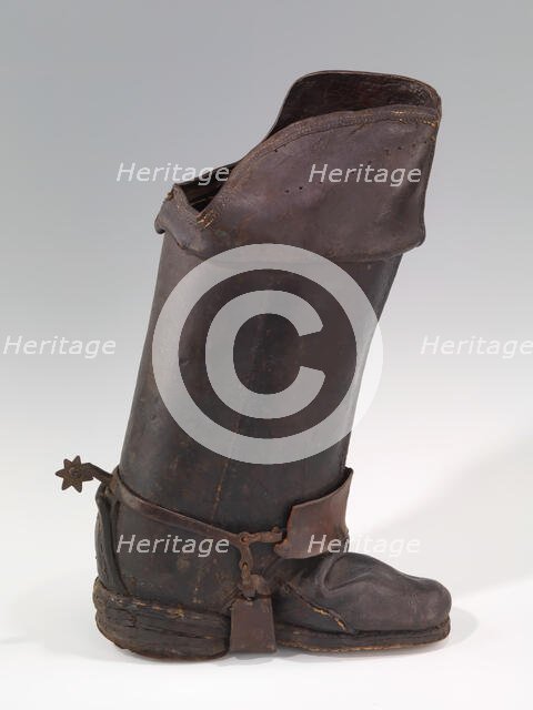 Jackboots, British, 18th century. Creator: Unknown.