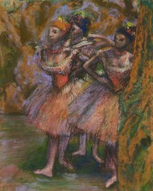 Three Dancers (Trois danseuses), c1904-1906. Creator: Degas, Edgar (1834-1917).