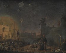 The Vision of the Sunday Child, 1660. Creator: Saftleven, Cornelis Hermansz. (ca. 1607-1681).