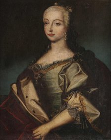 Portrait of Infanta Barbara of Portugal (1711-1758), First third of 18th century. Creator: Anonymous.