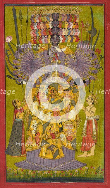 Krishna Vishvarupa, ca. 1740. Creator: Unknown.