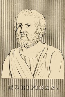 'Euripides',  (c480-406 BC), 1830. Creator: Unknown.