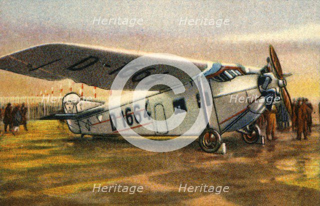 Focke-Wulf A28 Habicht plane, 1920s, (1932). Creator: Unknown.