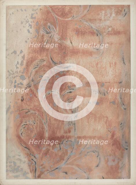 Fragment of Wall Decoration, c. 1940. Creator: Michael Lauretano.