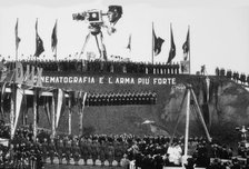 Rome, 28 April 1937. Mussolini inaugurates the Cinecittà studios..., 1937. Creator: Anonymous.