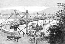The Bridge, Rockhampton, Queensland, Australia, 1886. Artist: WC Fitler