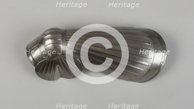 Cuisse and Poleyn for the Left Leg, Europe, c. 1510/20. Creator: Unknown.