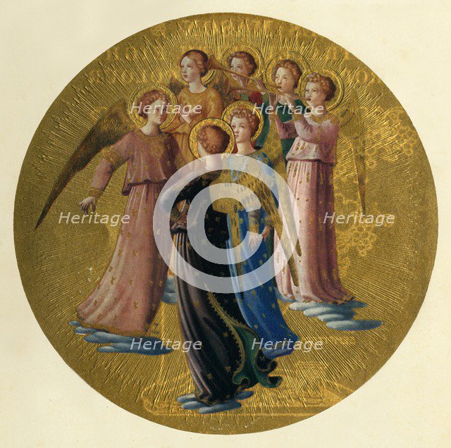 'A Group of Angels', 15th century, (c1909). Artist: Fra Angelico.