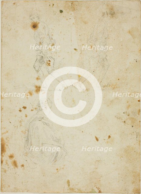 Studies of Male Figures, n.d. Creator: Giovanni Paolo Panini.