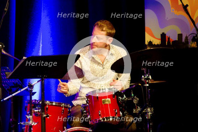 James Maddren, Ropetackle Arts Centre, Shoreham, West Sussex, Jan 2016. Artist: Brian O'Connor.