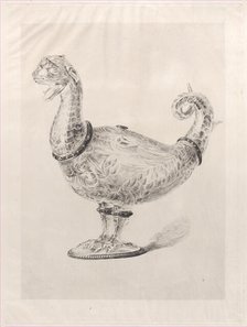 Crystal Ewer, 1864. Creator: Jules-Ferdinand Jacquemart.
