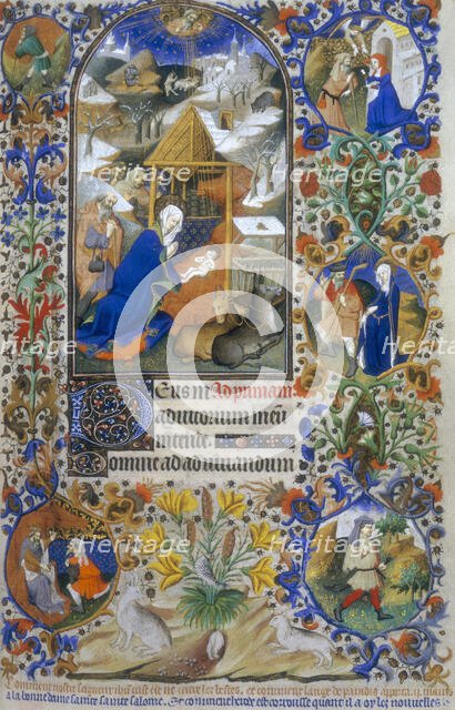 The Nativity, 1423.  Creator: Workshop of the Master of the Duke of Bedford.