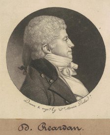 D. Reardan, 1799. Creator: Charles Balthazar Julien Févret de Saint-Mémin.