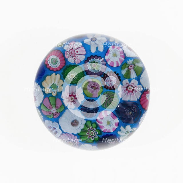 Paperweight, Clichy, 1845/55. Creator: Clichy Glassworks.