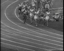 Runners at the 1936 Berlin Olympics, 1936. Creator: British Pathe Ltd.