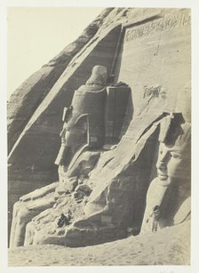 Abou Simbel, Nubia, 1857. Creator: Francis Frith.