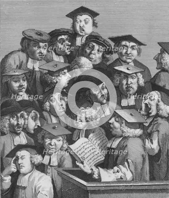 'The Lecture', 1736, (1830s). Creator: Unknown.