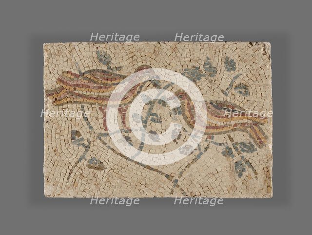 Fragment of a Mosaic with Birds, 3rd or 4th century A.D. Creator: Unknown.