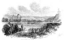 The Palace of Stolzenfels, on the Rhine, 1845. Creator: Ebenezer Landells.