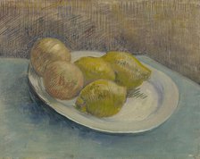 Dish with Citrus Fruit, 1887. Creator: Gogh, Vincent, van (1853-1890).