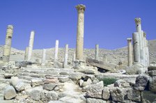 Ruins of the ancient city of Pella, Jordan. 
