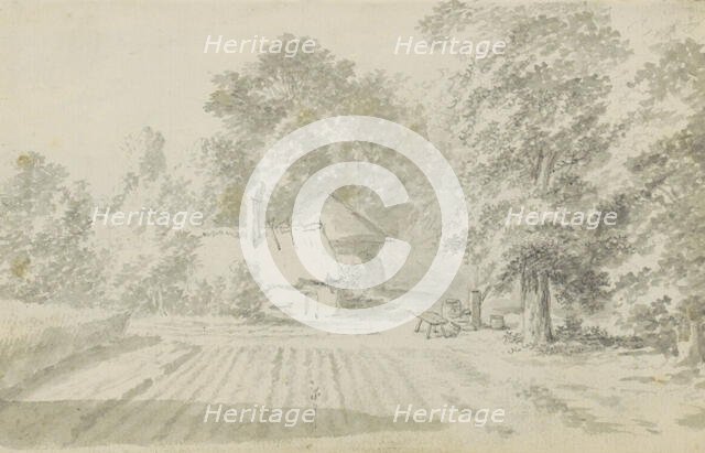 Farm in the woods, 1783. Creator: Johannes Huibert Prins.