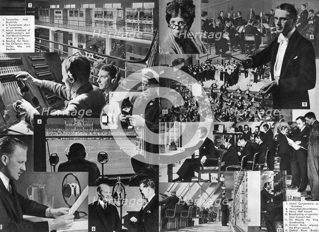 'A visit to the BBC', 1937. Artist: Unknown