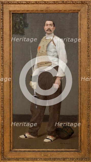 The Fencing Master, c1895. Creator: Gari Melchers.