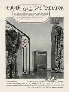 'Harper No 3161 Convector Gas Radiator - Harper Housewares', 1949. Creator: Unknown.