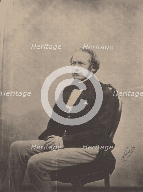 Portrait of the Composer Richard Wagner (1813-1883), c. 1853.