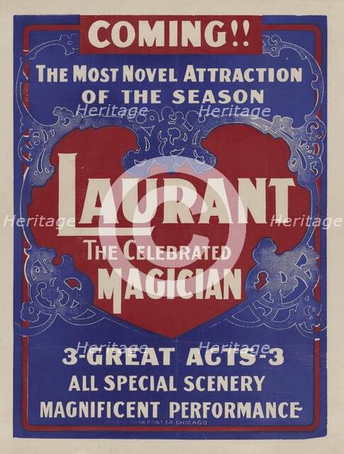 Laurant the Celebrated Magician, c1900. Creator: Unknown.
