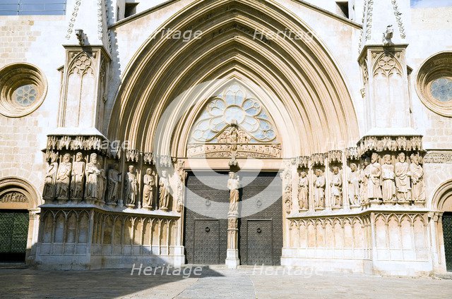 Entrance of Tarragona Cathedral, Catalonia, Spain, 2007. Artist: Samuel Magal