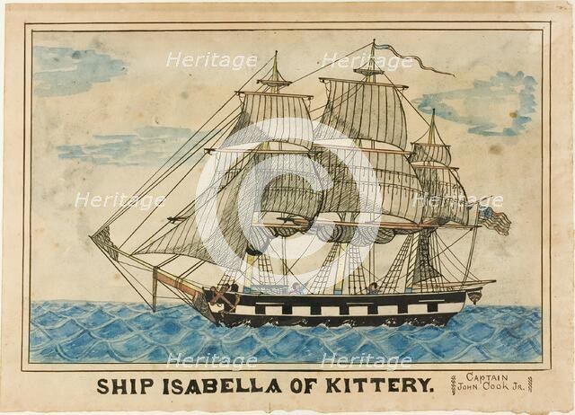 Ship Isabella of Kittery, n.d. Creator: Unknown.