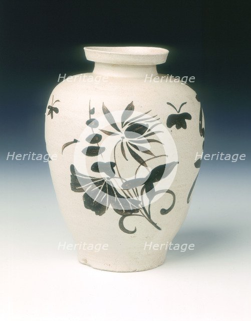 Jizhou stoneware vase, Southern Song dynasty, China, 12th-13th century. Artist: Unknown