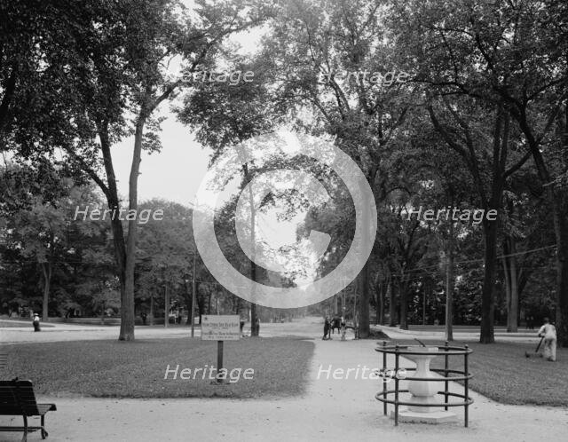 East Street from the park, Pittsfield, Mass., c.between 1910 and 1920. Creator: Unknown.