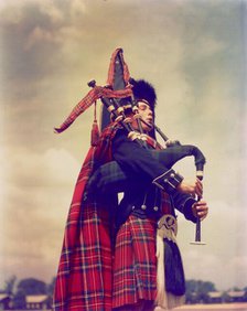 Piper, Scotland, c1955. Creator: Arthur Charles Kirby Ware.