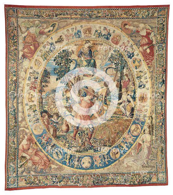 July, from The Medallion Months, Brussels, before 1528. Creator: Unknown.