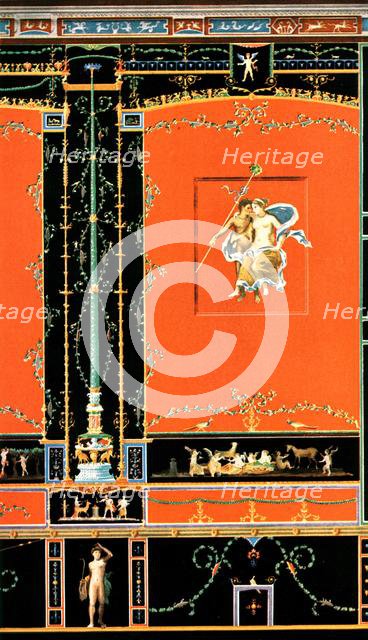 Wall decoration, Pompeii, Italy, (1928). Creator: Unknown.