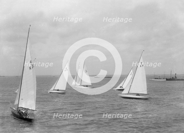 Start of 6 Metres race, 1925. Creator: Kirk & Sons of Cowes.