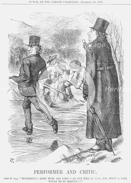 'Performer and Critic', 1879. Artist: Joseph Swain