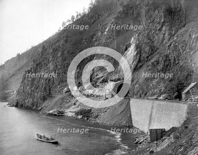 Construction of an Underpass at Verst 15, 1900-1904. Creator: Unknown.