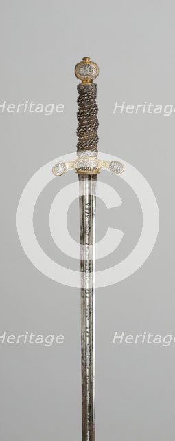Scarf Sword, Sweden, c. 1660. Creator: Unknown.