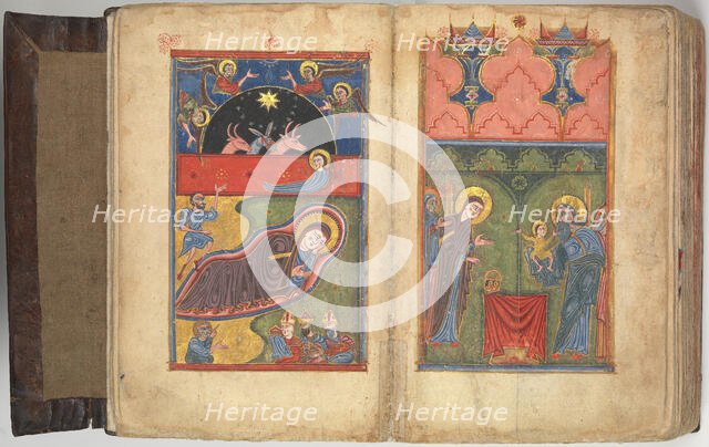 Four Gospels in Armenian, Armenian, 1434/35. Creator: Unknown.